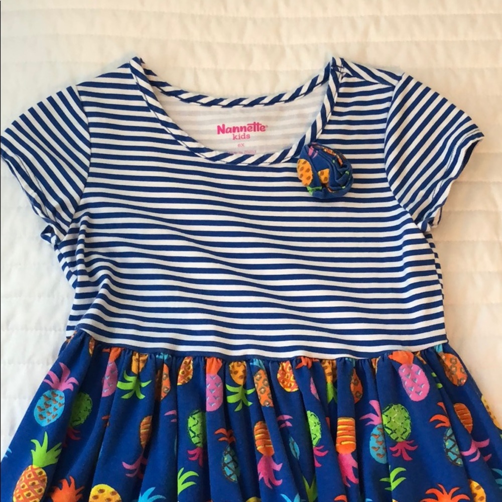 🍍Nannette Striped Pineapple Dress - Picture 2 of 2